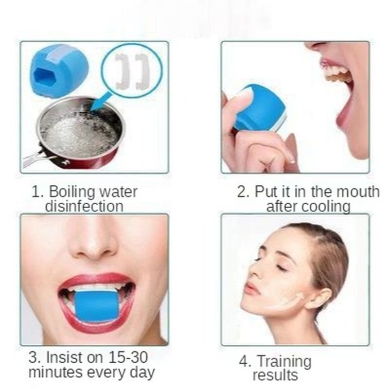 Jaw Ball Exerciser Double Chin Reducer Ansiktsvatten