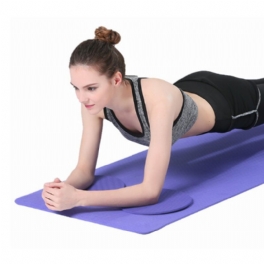 Kaload 1 Par Pu Armbåge Knäskydd Yogamattor Rund Skum Sport Träning Push-up Fitness Skyddsmattor