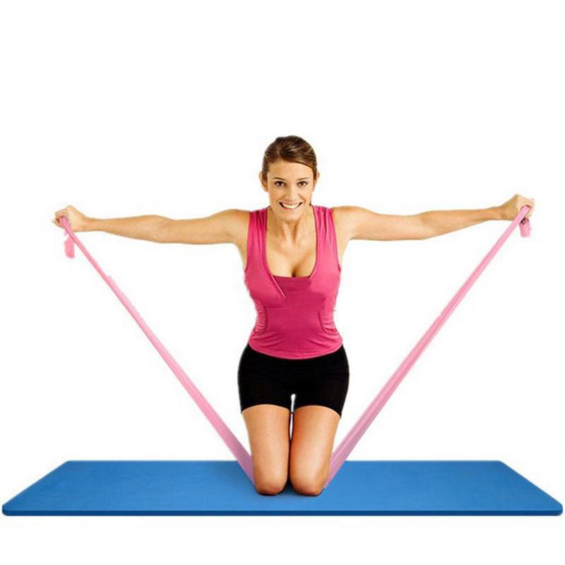 Kaload 1.5 M 2 M Tpe Yoga Resistance Band Stretching Högelastiska Platta Träningsband