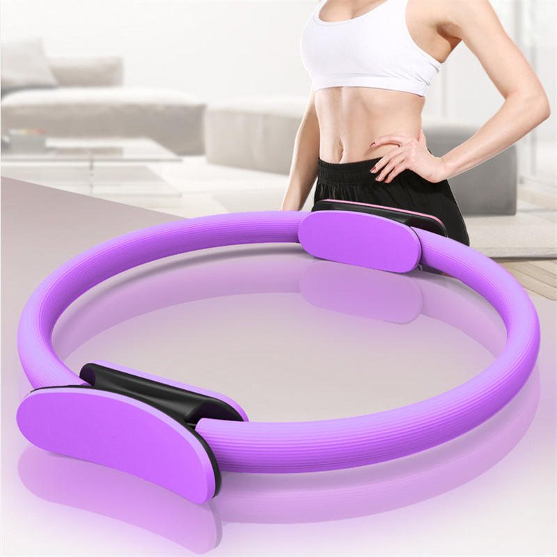 Kaload Dual Grip Yoga Pilates Ring Ben Armar Midja Bantning Kroppsbyggande Magisk Cirkel Fitness Träning Yogaverktyg