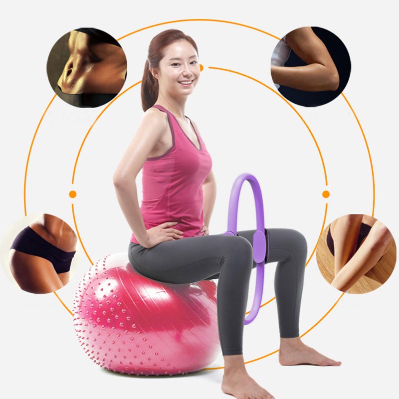 Kaload Dual Pilates Ring Kroppsskönhet Sport Fitness Yoga Cirkel Träningsverktyg