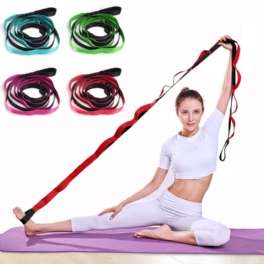 Kaload Förlängt Nylon Fitness Yoga Band Spänning Stretching Bälte Dragrem Hem Pilates Motståndsband