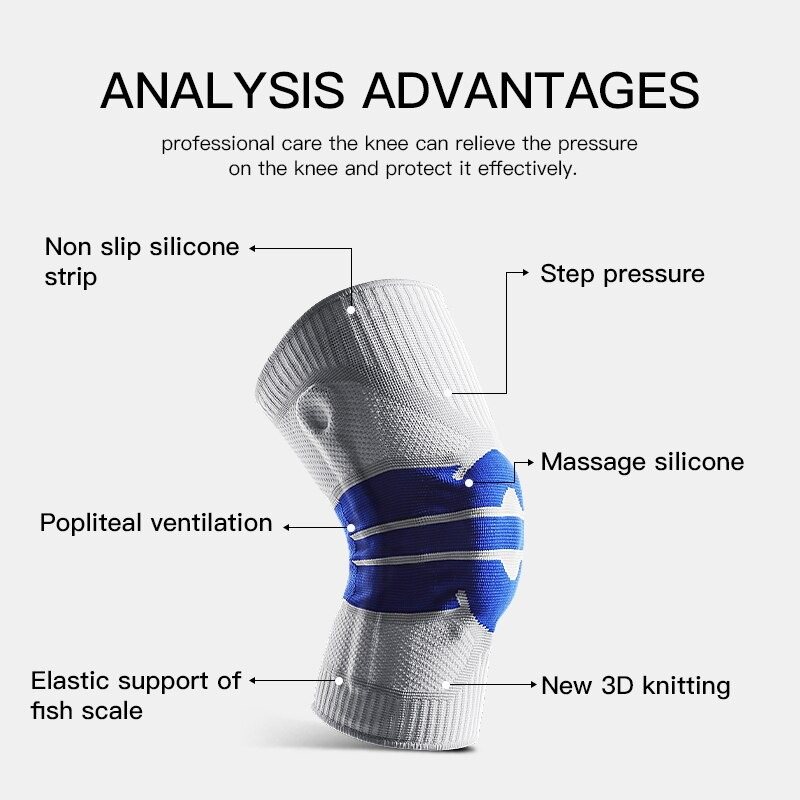 Knästöd Med Patella Gel Pad & Sidostabilisatorer