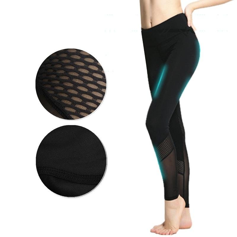 Kvinnor Dam Löp Yoga Fitness Leggings Gym Träning Sport Byxor