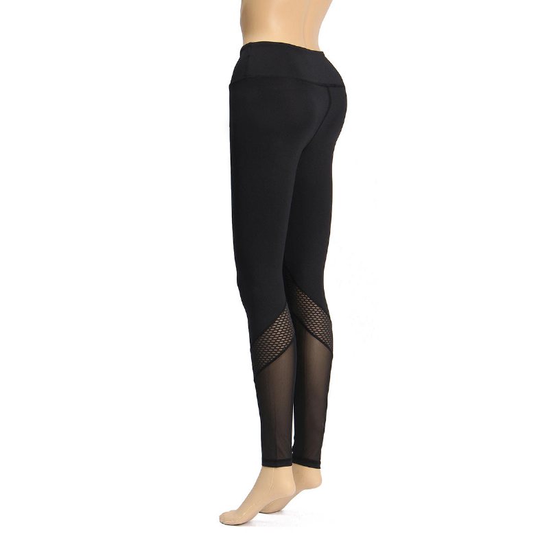 Kvinnor Dam Löp Yoga Fitness Leggings Gym Träning Sport Byxor