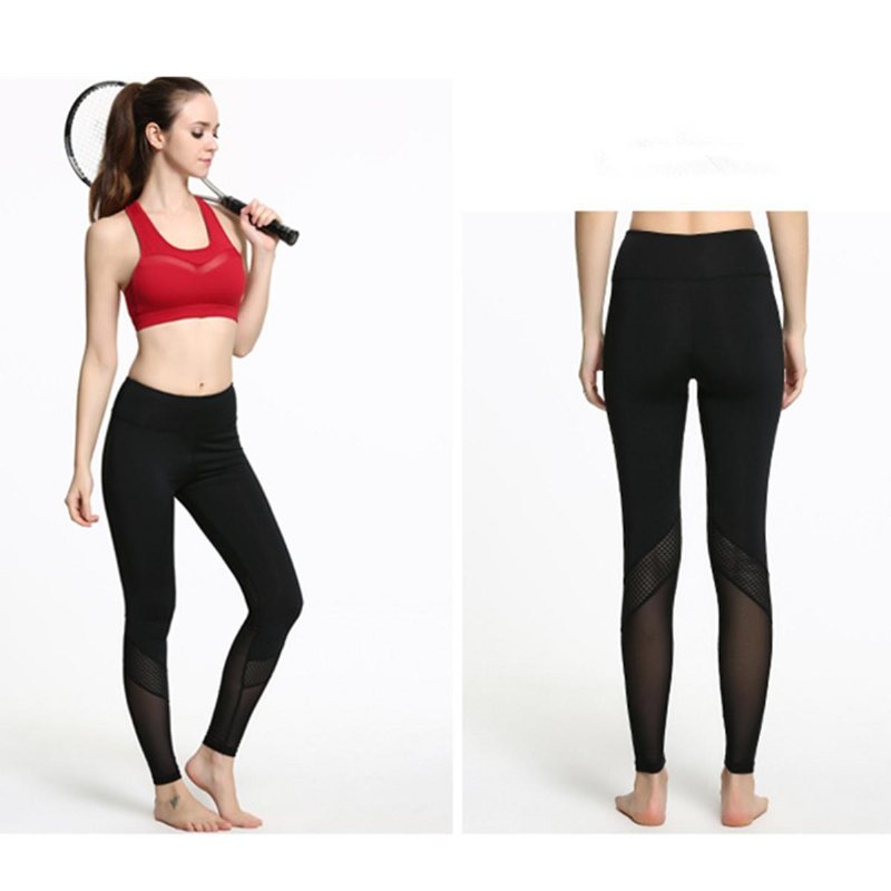 Kvinnor Dam Löp Yoga Fitness Leggings Gym Träning Sport Byxor