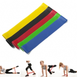 Latex Yoga Resistance Bands Styrketräning Elastisk Ring Fiteness Gym