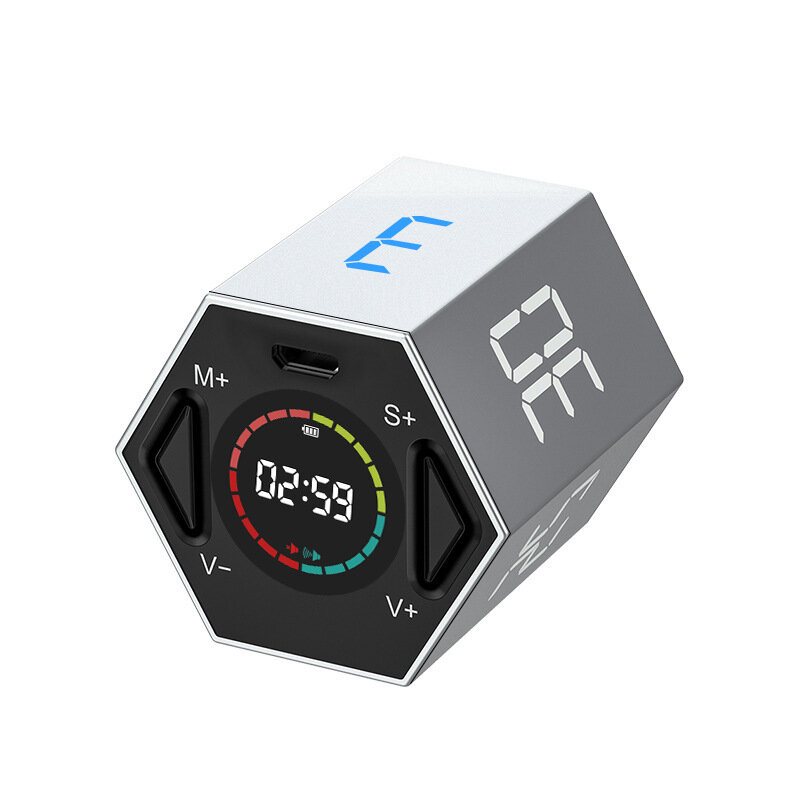 Llano Smart Timer 6 Lägen Lcd Digital Stoppur Multifunktion Magnetisk Elektronisk Nedräkning Studie Fitness Matlagning