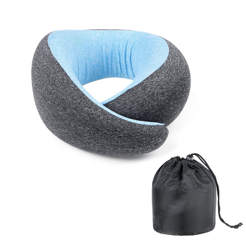 Memory Foam U-formad Kudde Nackstöd Resekontor Fitness Avkopplande Nackskydd Sovhuvudkudde