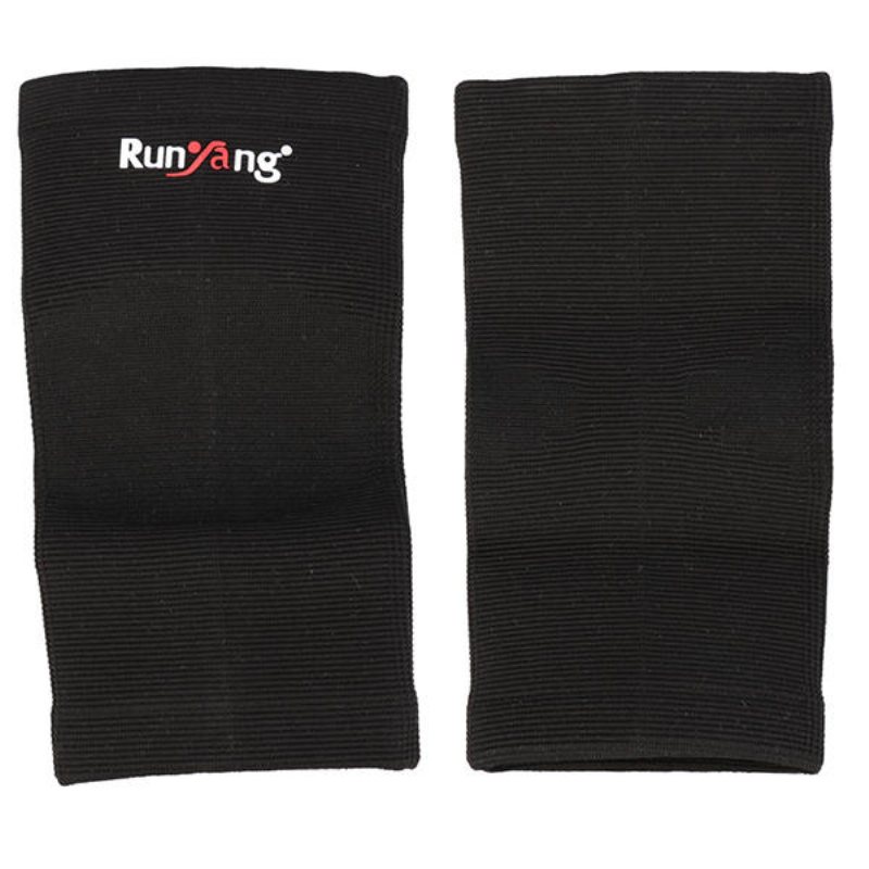 Mumian A22 Classic Black Andningsbar Sports Armbåge Sleeve Brace Pad- 1pc