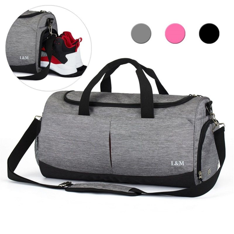 Oxford Wet Dry Separation Shoes Bag Sports Gym Fitness Handbag Yoga Bag Reseaxelväska