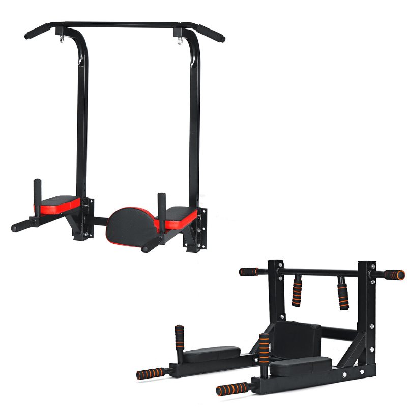 Pull Up Bar Väggfäste Chin Up Dip Station Power Tower Gym Hem Fitness Sport