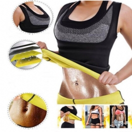 Slimming Hot Sweat Vest För Kvinnor Body Shaper Control Neopren Buken Fat Burner Shapewear Träningsoverall