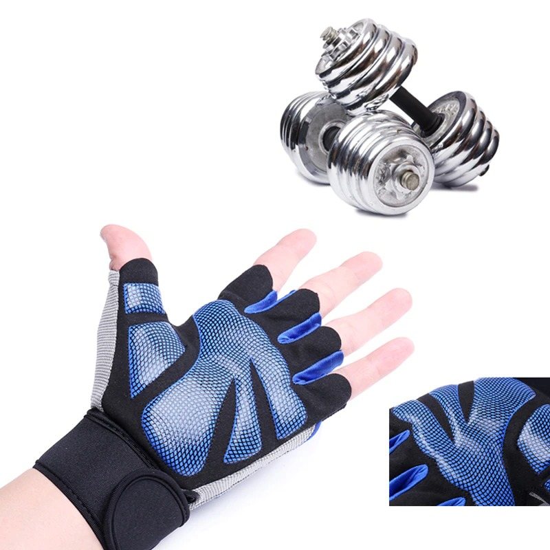 Sport Gym Handskar Handled Wrap Vikt Fitness Men