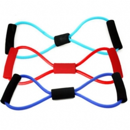 Sports Fitness Yoga Resistance Band 8 Shape Pull Rope Tube Utrustning