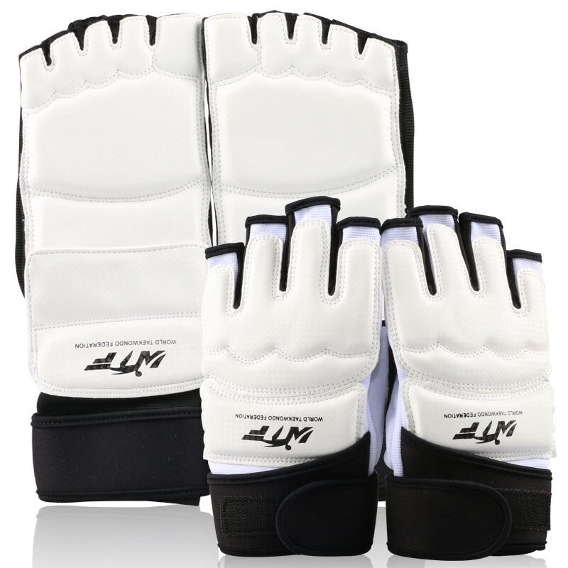 Taekwondo Uniform Gloves Fot- Och Handskydd