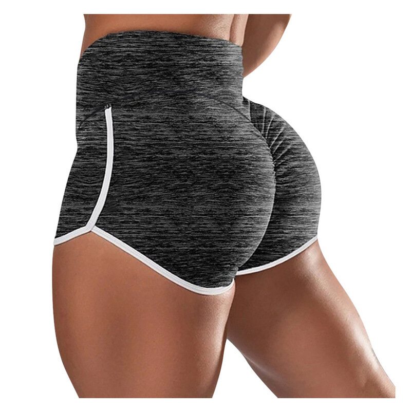 Tengoo Yogashorts För Kvinnor Höft Push Up Control Butt Lift Andas Yoga Fitness Löpning Sport Aktiva Kläder Hög Elasticitet Plus Size Vår Sommar Höst Shorts