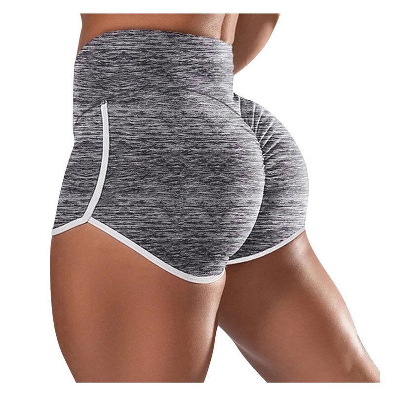 Tengoo Yogashorts För Kvinnor Höft Push Up Control Butt Lift Andas Yoga Fitness Löpning Sport Aktiva Kläder Hög Elasticitet Plus Size Vår Sommar Höst Shorts