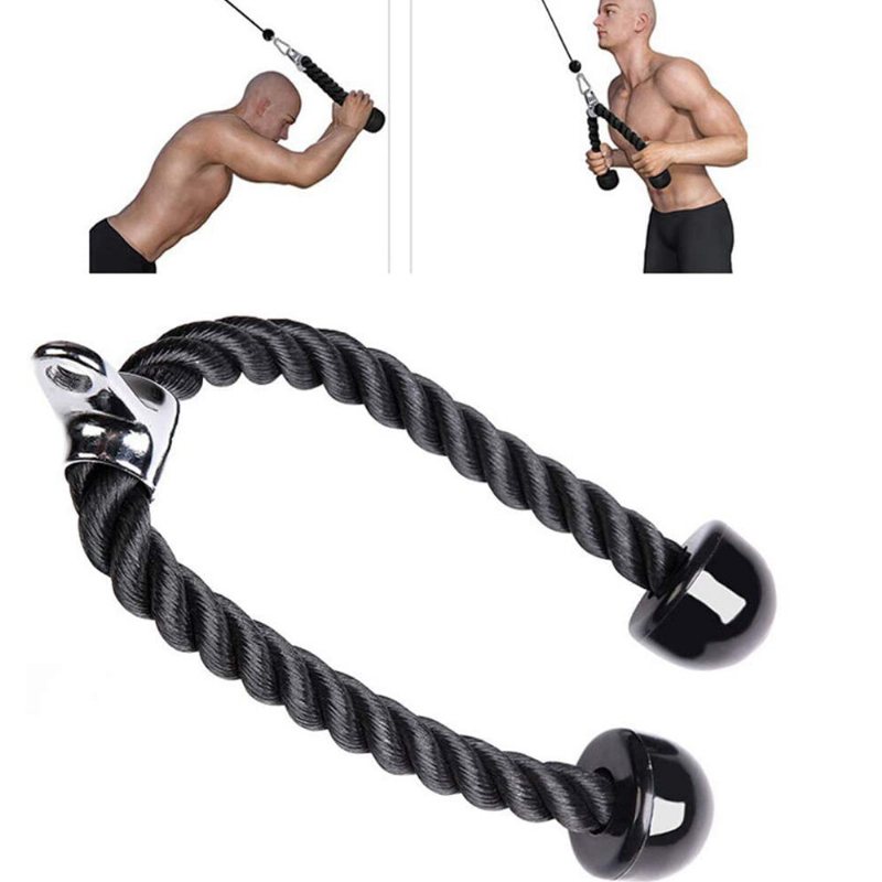 Triceps-rep 70 cm Magen Pull Down Muskelträning Drag-rep Sport Fitness Träningsverktyg