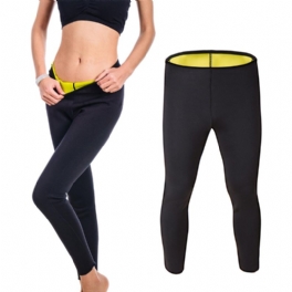 Unisex Neopren Hot Body Accelerera Svettning Bantning Fitness Byxor Yoga Sport