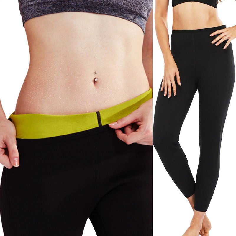 Unisex Neopren Hot Body Accelerera Svettning Bantning Fitness Byxor Yoga Sport