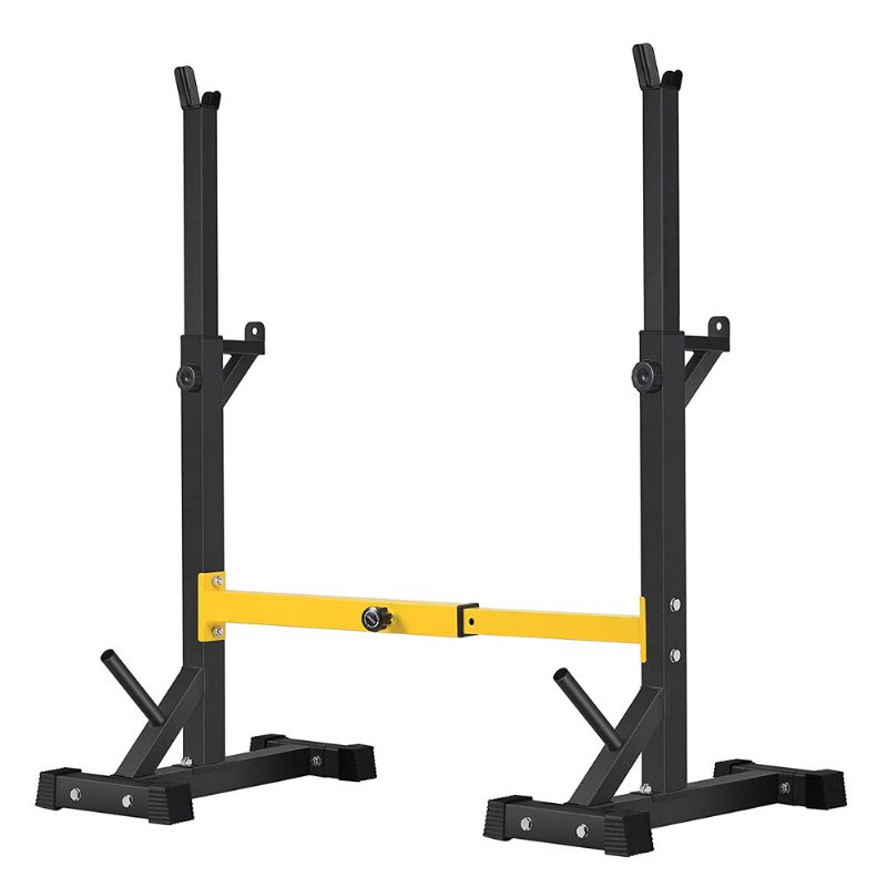 Us Direct Multi-function Dipping Station 50-57'' Hög Justerbar Tyngdlyftande Bänk Skivstång Fitness Gym Hem 500 Pound Loading