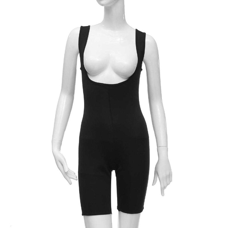 Womens Shapewear Helkroppssvettformare Bantning Fitness Gym Sport Bastu Kostym Väst