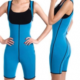 Womens Shapewear Helkroppssvettformare Fitness Gym Sport Bantning Håll Dig I Form Bastukostymväst