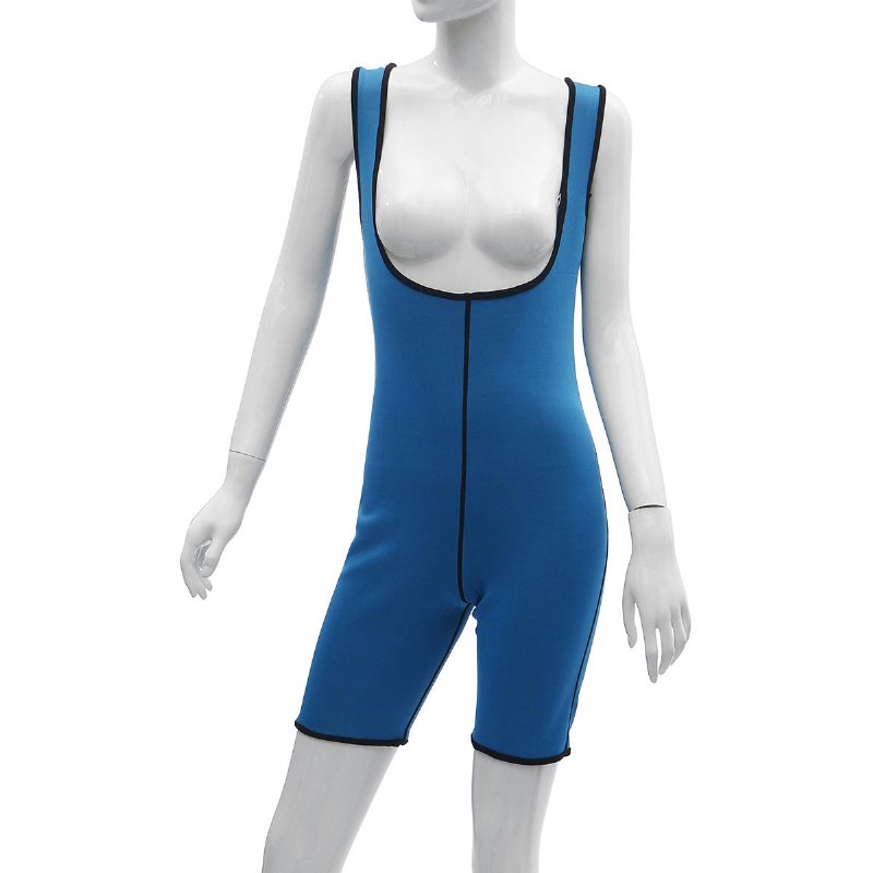 Womens Shapewear Helkroppssvettformare Fitness Gym Sport Bantning Håll Dig I Form Bastukostymväst