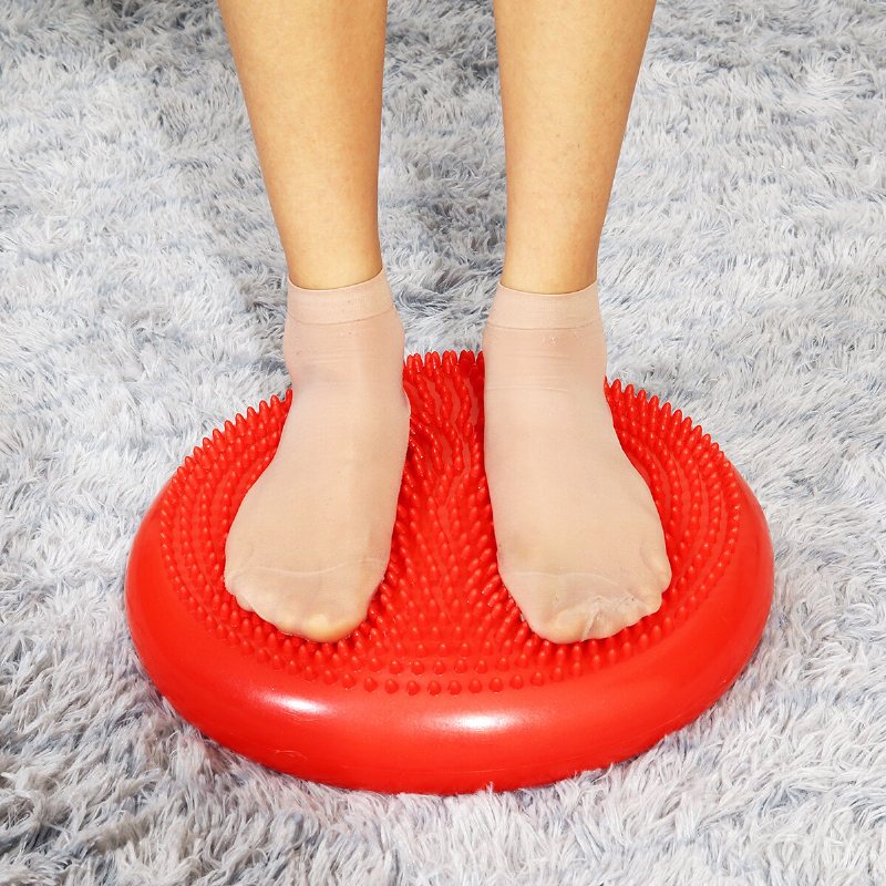 Yoga Balance Board Fitness Body Stability Balansskiva Med Handpump