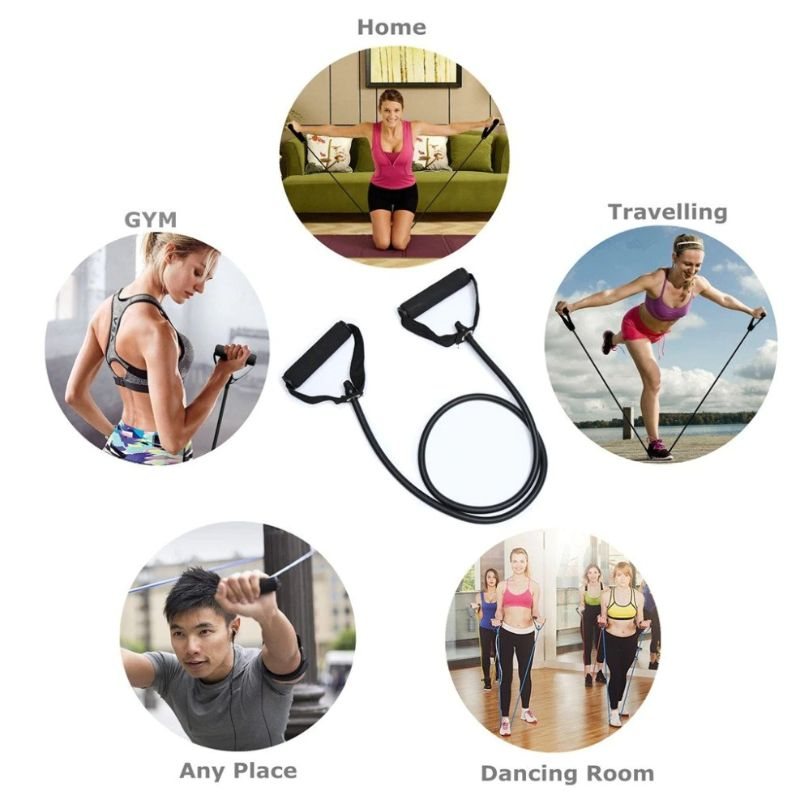 Yoga Pull Rope Resistance Bands Fitnessutrustning