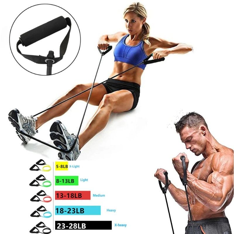 Yoga Pull Rope Resistance Bands Fitnessutrustning