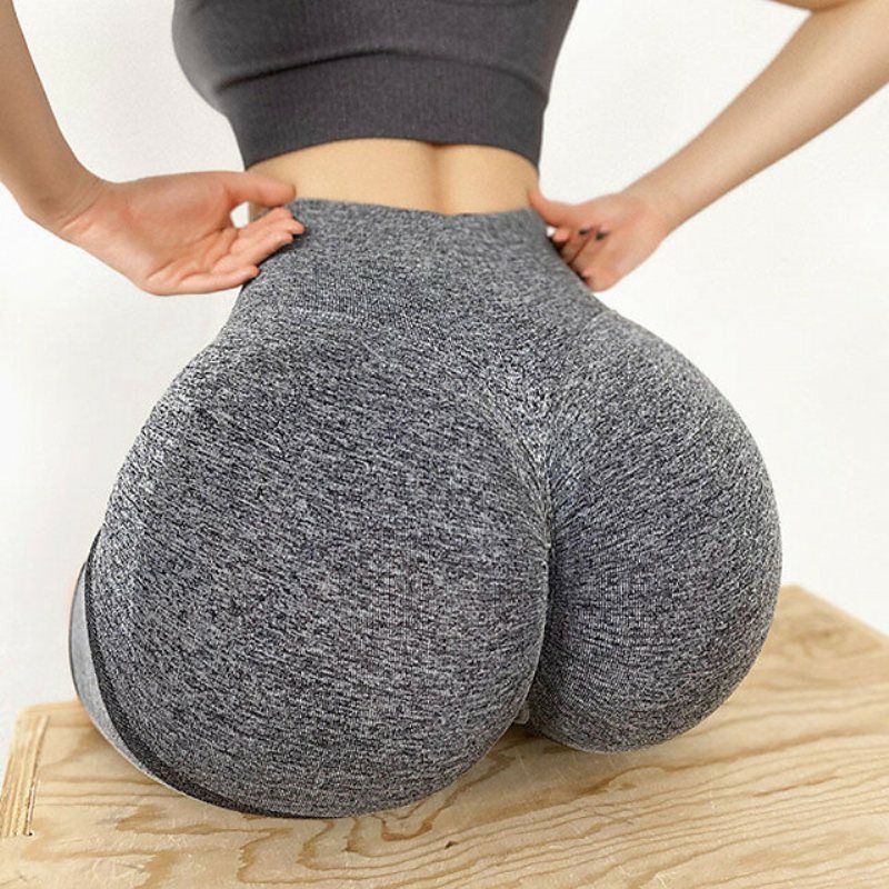 Yogashorts Med Hög Midja För Kvinnor Nylon Spandex Fitness Gym Träning Löpning Sport Aktivt Kläder Control Butt Lift Andas Sommarsportshorts