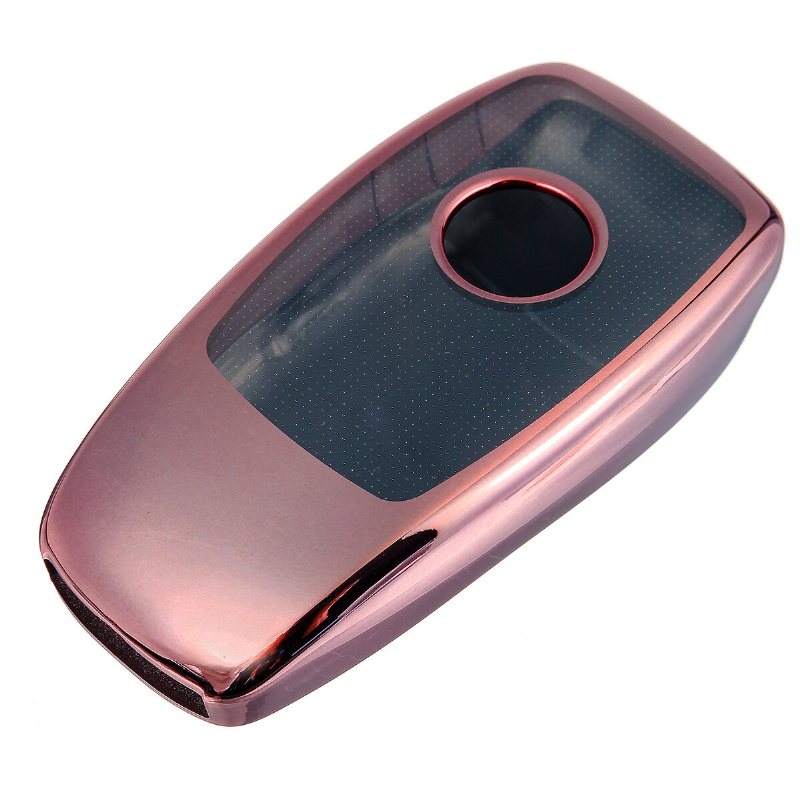 2 I 1 Tpu Fjärrkontroll Smart Key Case Fob-skydd Med Knappfilm För Benz E/s Class E300 E400 S63 S65