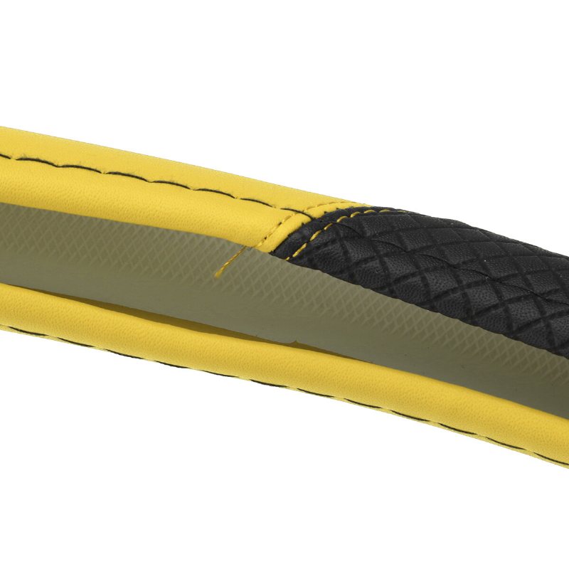 38cm Universal Anti-slip Andningsbar Bilrattkåpa Pu-läderfordon