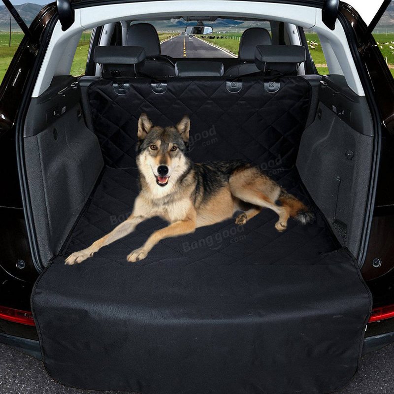 Bil Quiltad Tvättbar Pet Seat Cover Cargo För Suv