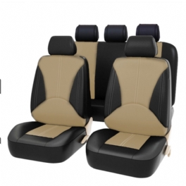 Bucket Seat Cover Set Fram Bak Universal För Bil Sedan Lastbil Suv Pu Läder