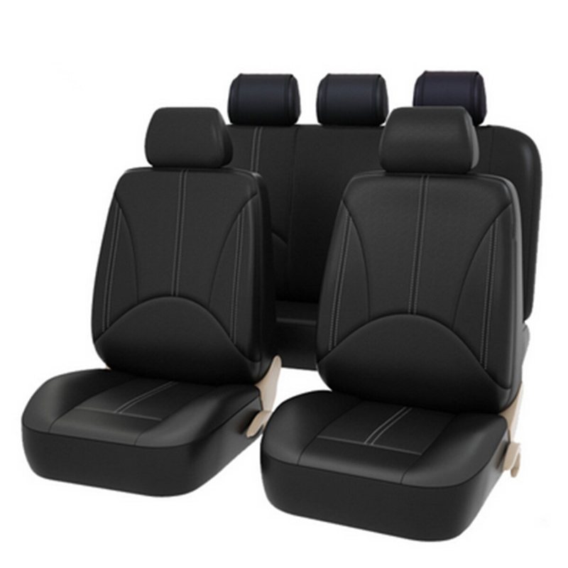 Bucket Seat Cover Set Fram Bak Universal För Bil Sedan Lastbil Suv Pu Läder