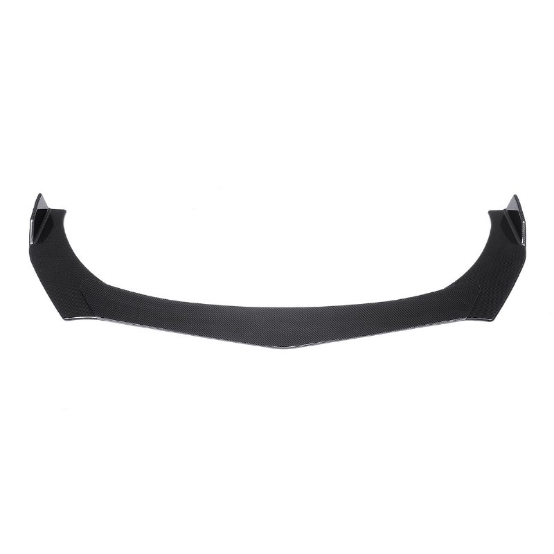 Carbon Fiber Look Front Lip Chin Bumper Protector Body Kit Spoiler For Car Universal