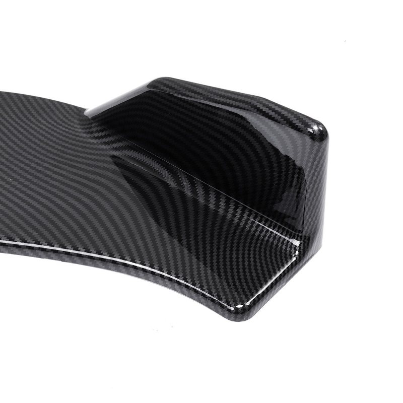 Carbon Fiber Look Front Lip Chin Bumper Protector Body Kit Spoiler For Car Universal