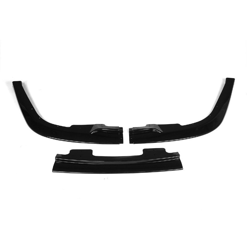 För Subaru Impreza Wrx Sti S204 2006-2007 Glossy Black Front Bumper Lip Spoiler Splitter Cover Trim Body Kit 3pcs