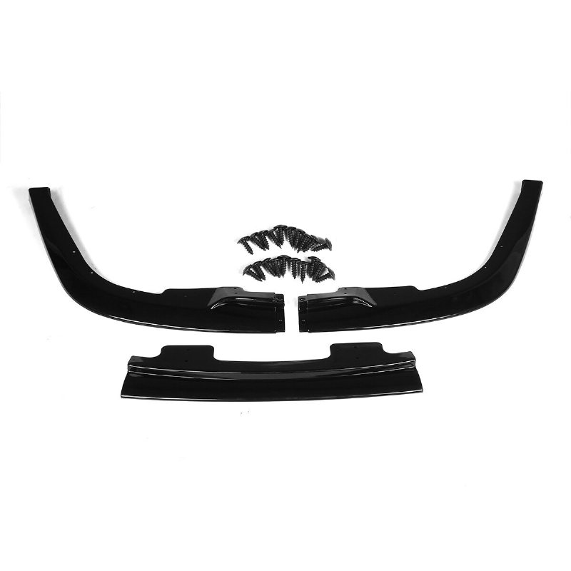 För Subaru Impreza Wrx Sti S204 2006-2007 Glossy Black Front Bumper Lip Spoiler Splitter Cover Trim Body Kit 3pcs