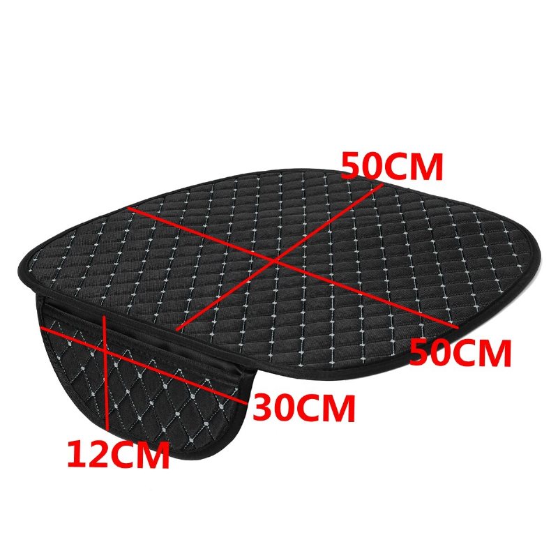 Främre Bilstolsdyna Linne Med Förvaringsväska Andas 6 Färger Universal