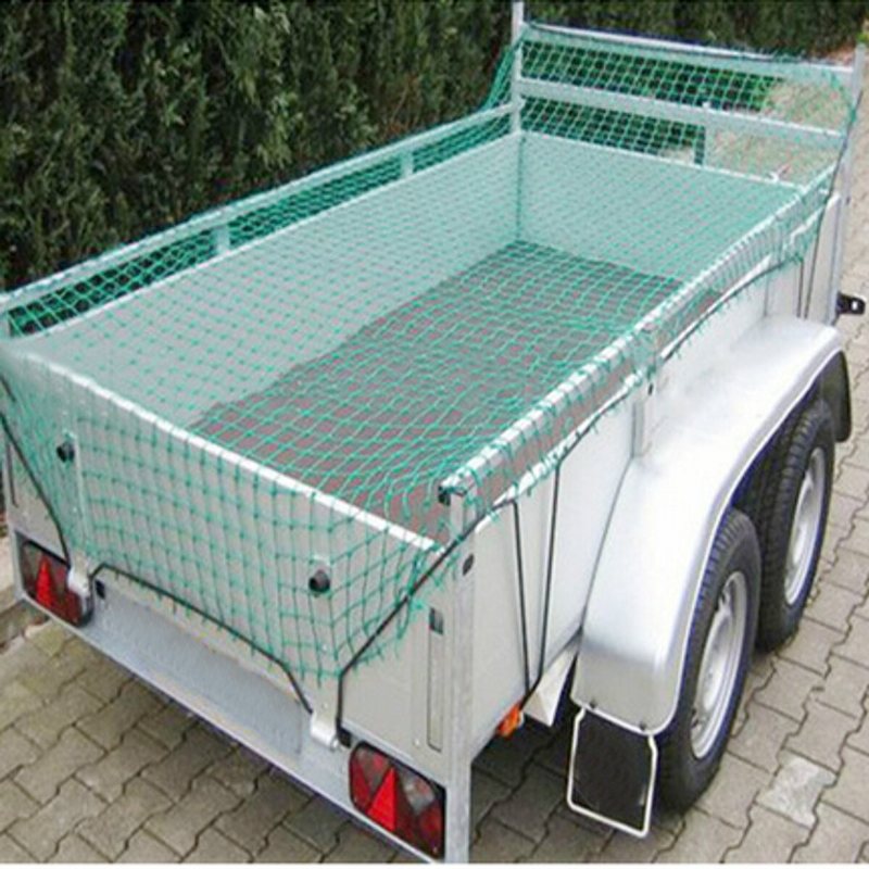 Heavy Duty Lastnät 220x170 cm Grönt Elastiskt Nät Förvaring Pickup Truck Trailer Bil Dumpster Mesh Covers