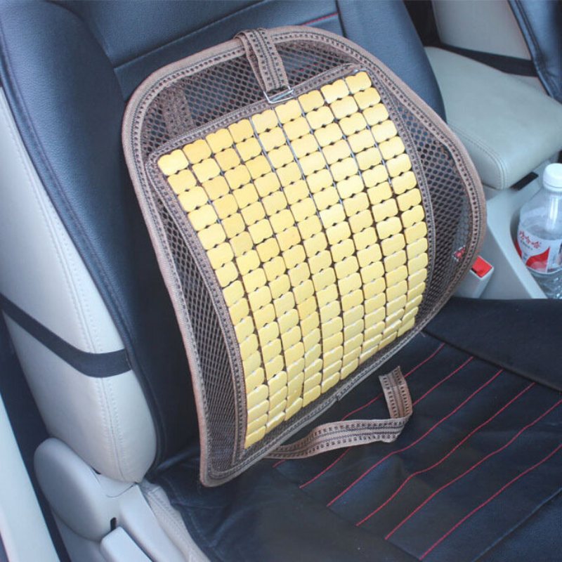 Summer Bamboo Car Seat Stol Ryggkuddeventilate Cushion Pad