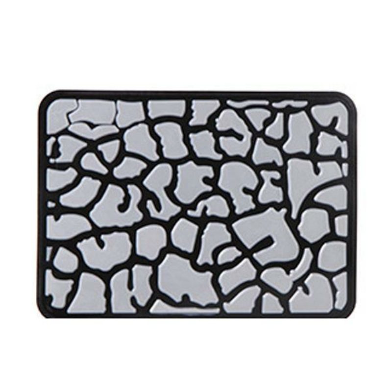 Universal Car Non-slip Mats Mjuk Gummimatta Stone Grain Outlook