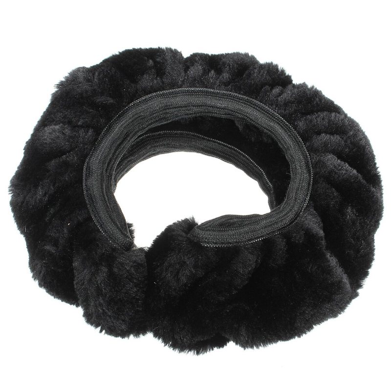 Universal Car Soft Fur Plysch Rattskydd Lämplig För 35-40cm