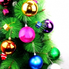 12st 10cm Jul Xmas Tree Hanging Ball Daubles Julgransdekoration