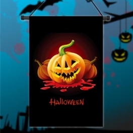 30x45 cm Halloween Polyester Demon Pumpkin Flag Garden Holiday Dekoration