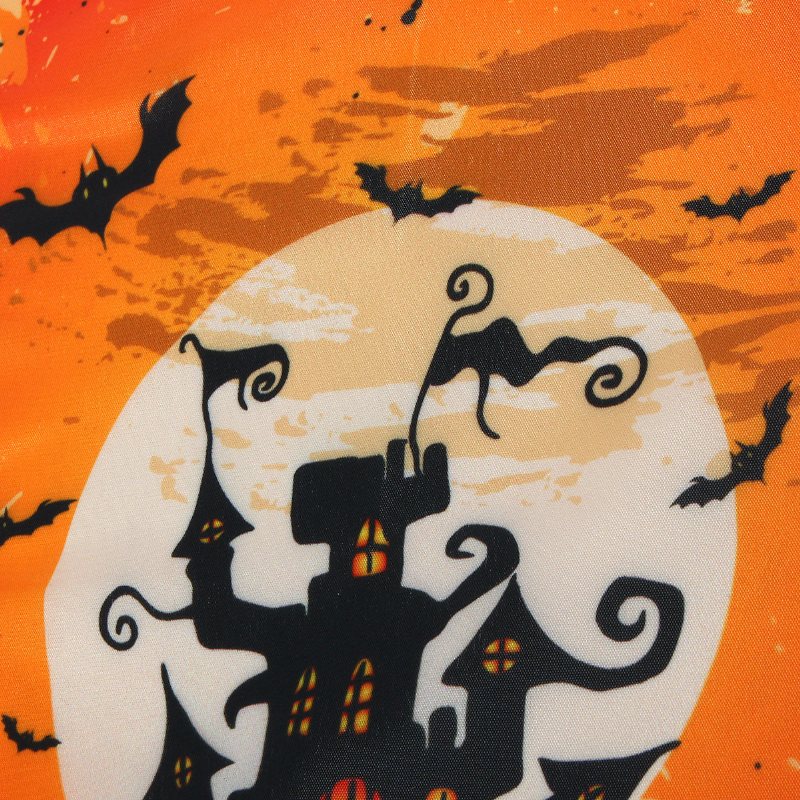 30x45cm Halloween Polyester Svart Slott Fladdermus Flagga Trädgård Holiday Dekoration